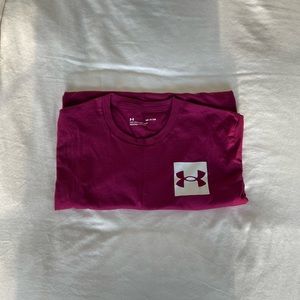 Maroon Under Armor shirt